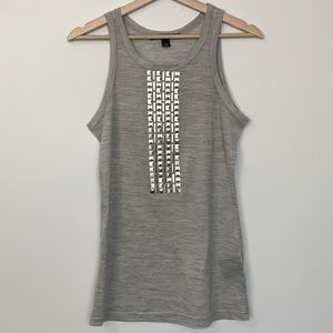 Sandra Angelozzi Sleeveless Tank Top with Silver